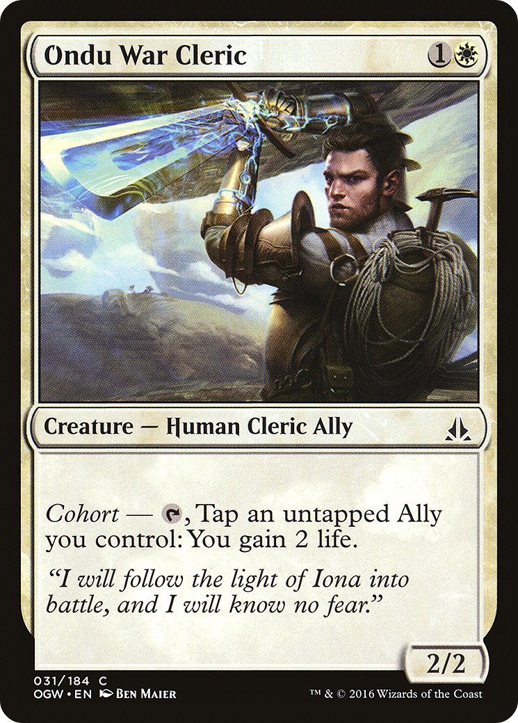 Ondu War Cleric (OGW-031) (Foil)