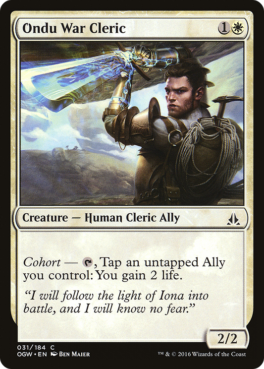 Ondu War Cleric (OGW-031) (Foil)