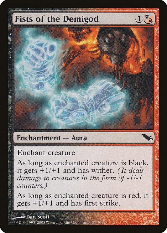 Fists of the Demigod (SHM-187) (Foil)