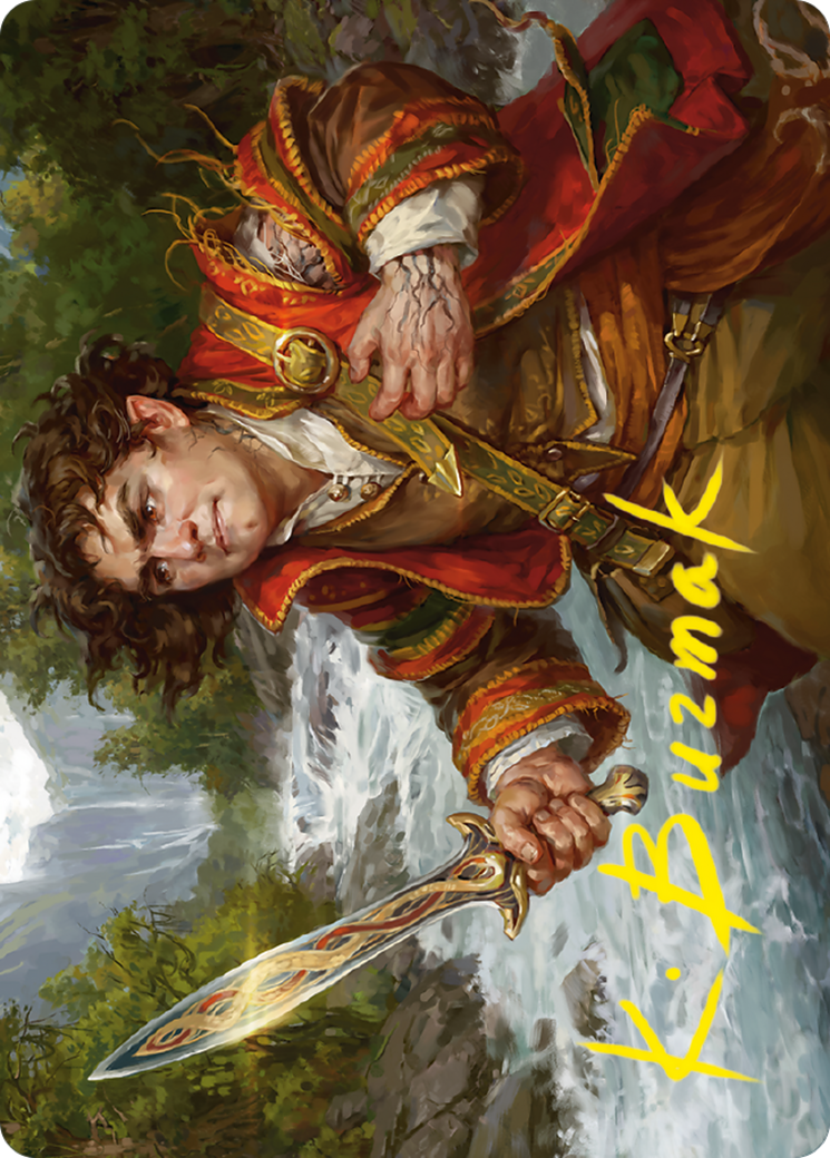 Frodo Baggins Art Card (Gold-Stamped Signature) (ALTR-016)