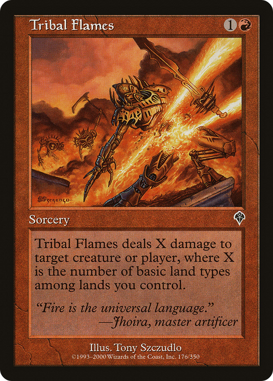 Tribal Flames (INV-176) (Foil)