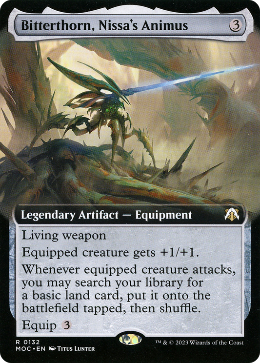 Bitterthorn, Nissa's Animus (MOC-132) (Extended Art)