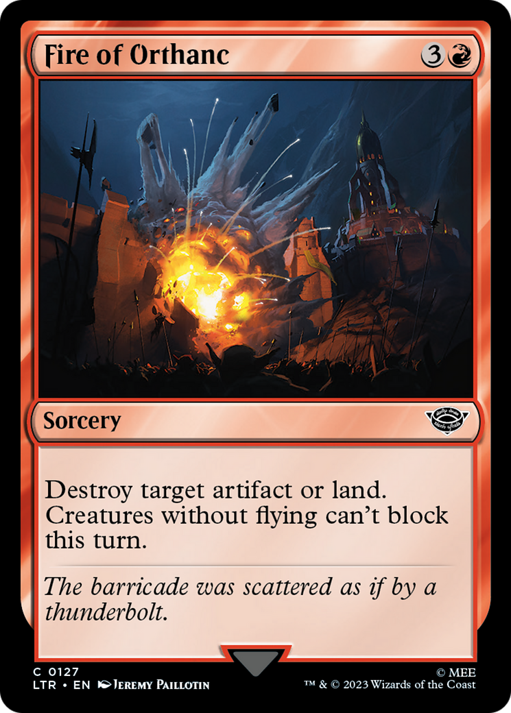 Fire of Orthanc (LTR-127) (Foil)