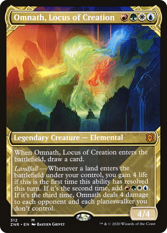 Omnath, Locus of Creation (ZNR-312) (Showcase)