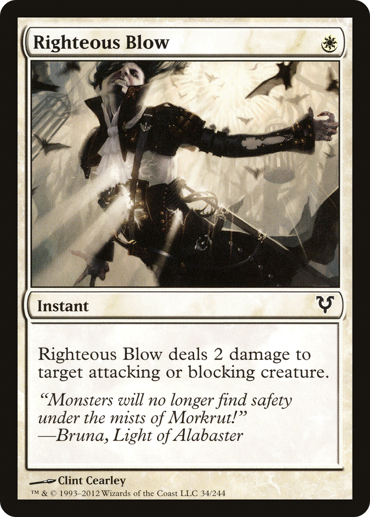 Righteous Blow (AVR-034) (Foil)