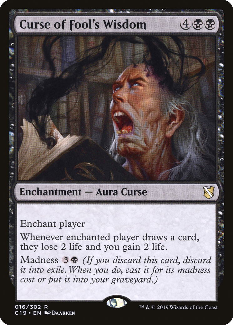Curse of Fool's Wisdom (C19-016)