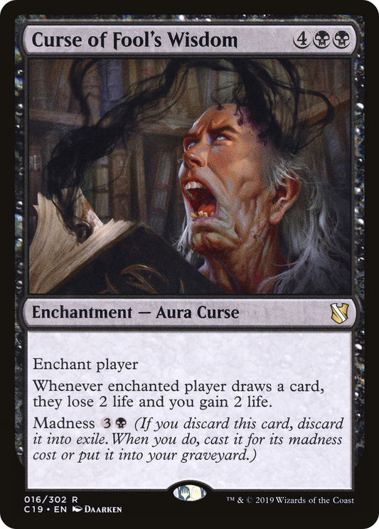 Curse of Fool's Wisdom (C19-016)