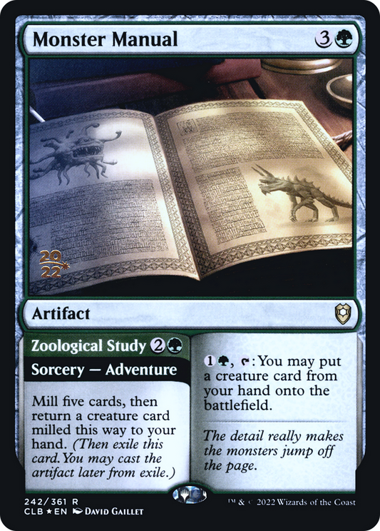 Monster Manual // Zoological Study (PRE-242S) (Foil)