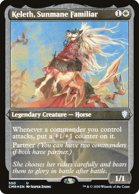 Keleth, Sunmane Familiar (CMR-550) (Etched Foil)