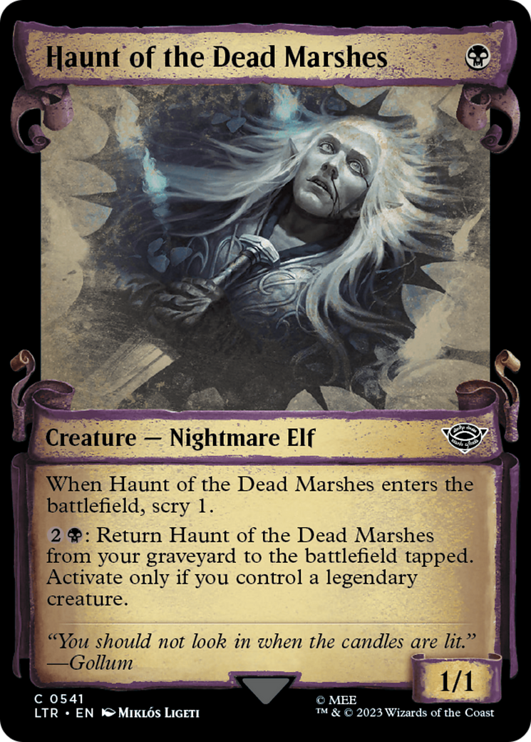 Haunt of the Dead Marshes (LTR-541) (Showcase) (Scroll)