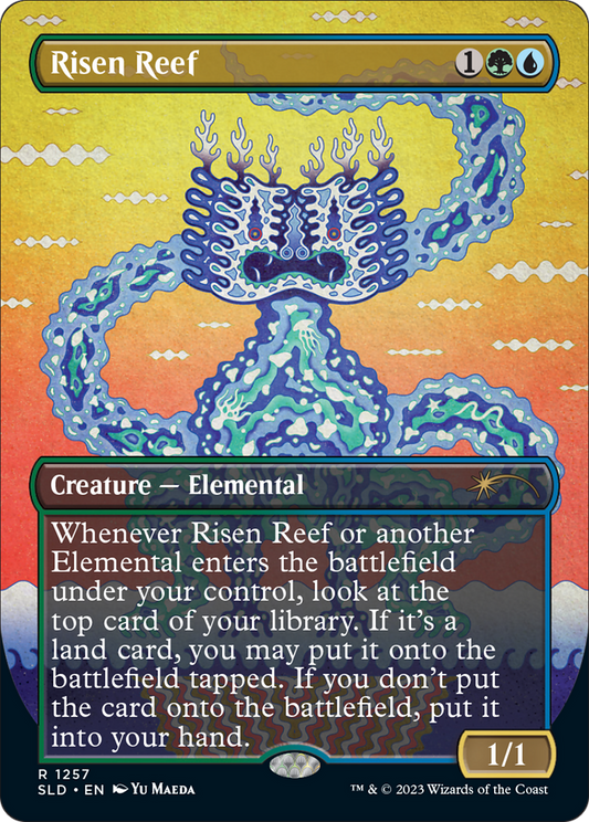 Risen Reef (SLD-1257) (Borderless) (Foil)