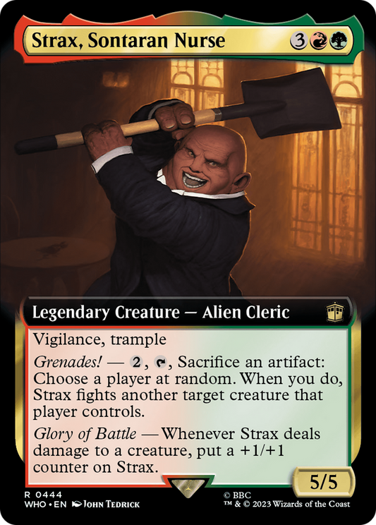Strax, Sontaran Nurse (WHO-444) (Extended Art) (Foil)