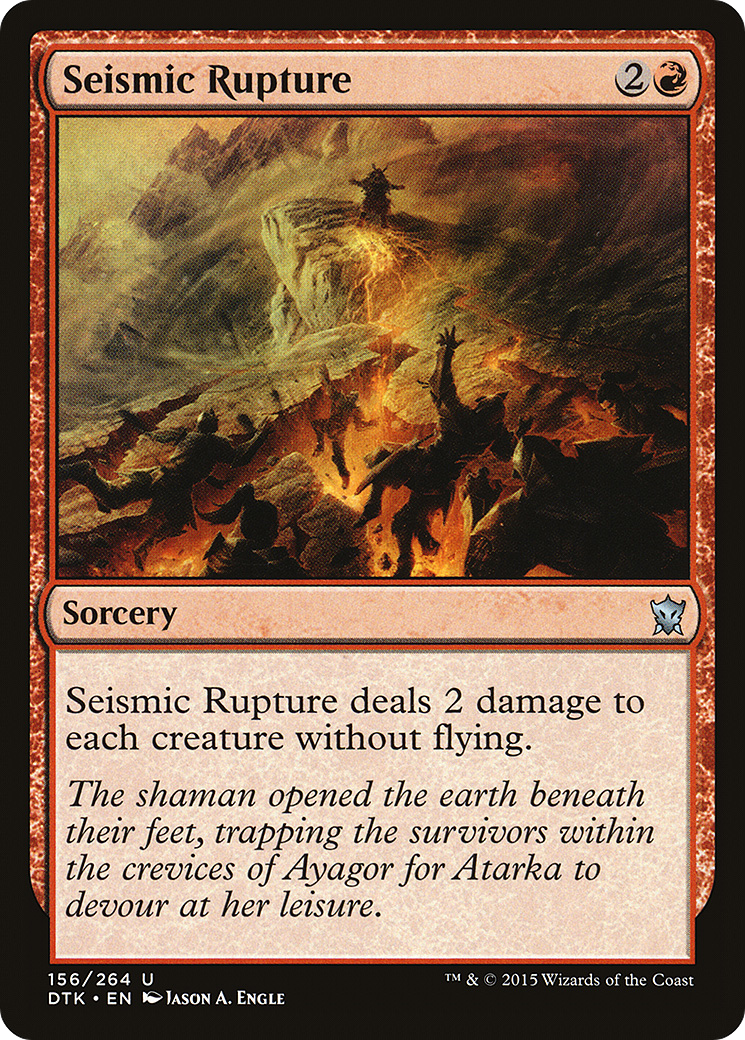 Seismic Rupture (DTK-156) (Foil)