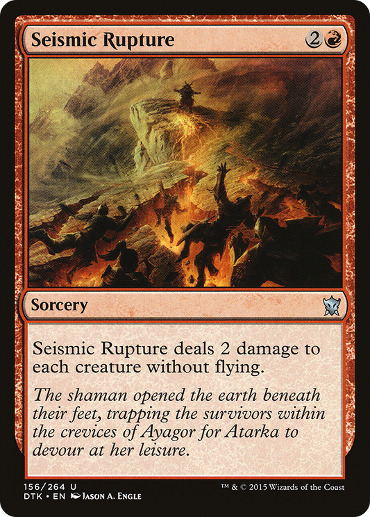 Seismic Rupture (DTK-156) (Foil)