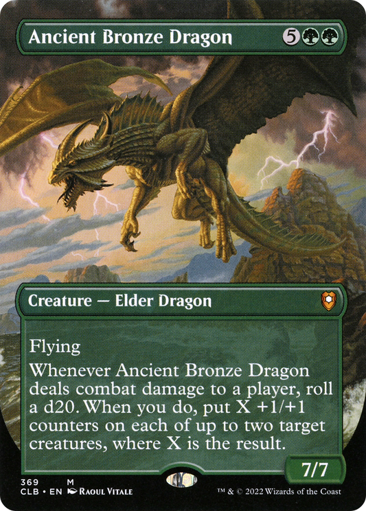 Ancient Bronze Dragon (CLB-369) (Borderless) (Foil)