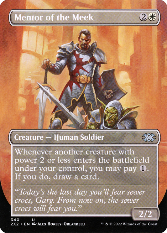 Mentor of the Meek (2X2-340) (Borderless) (Foil)