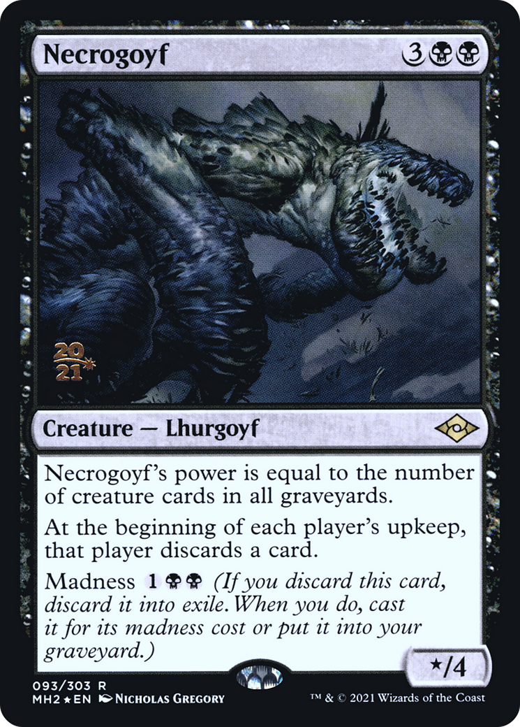 Necrogoyf (PRE-93S) (Foil)