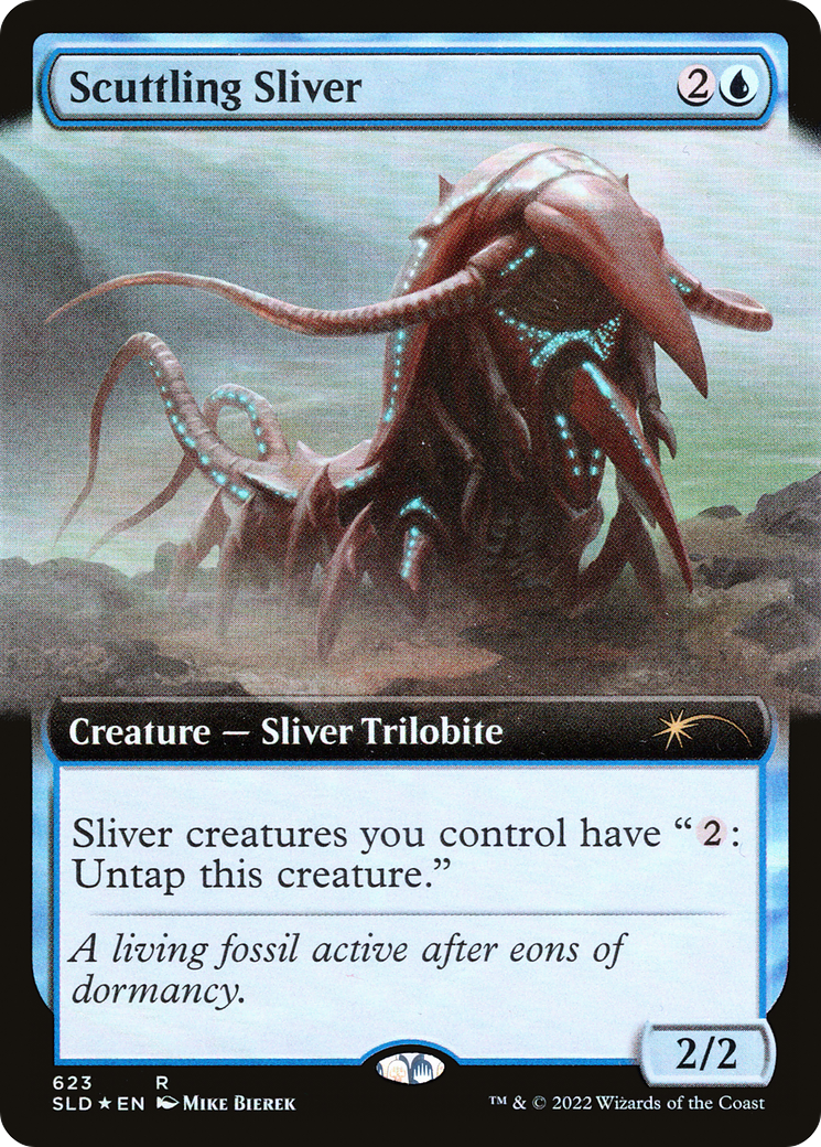 Scuttling Sliver (SLD-623) (Extended Art) (Foil)