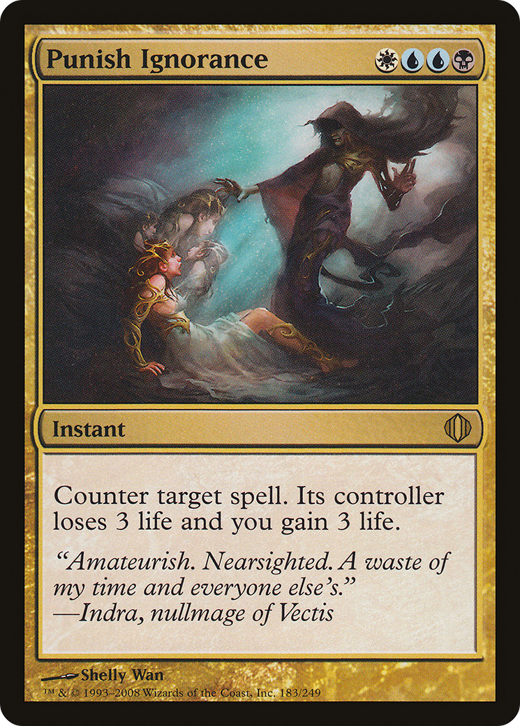 Punish Ignorance (ALA-183) (Foil)