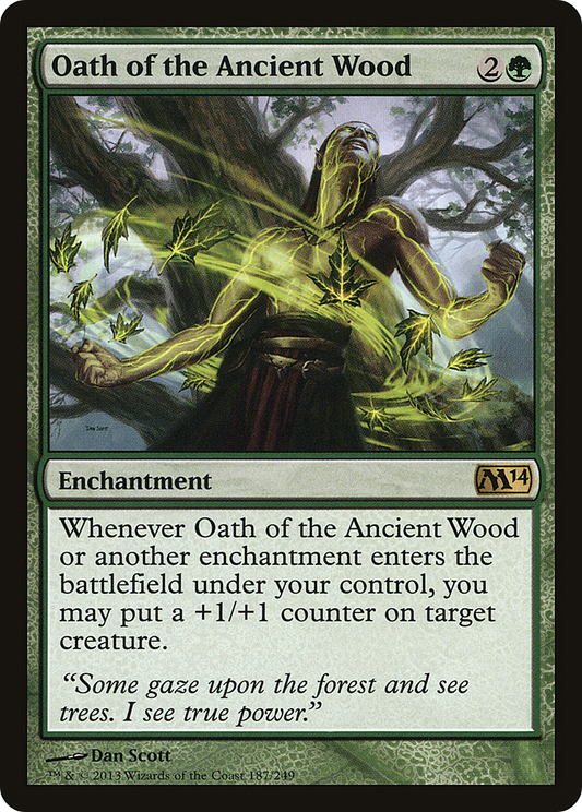 Oath of the Ancient Wood (M14-187) (Foil)