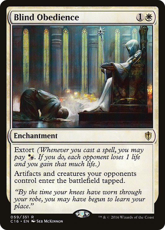 Blind Obedience (C16-059)