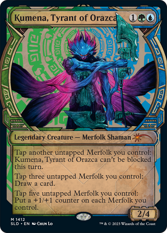 Kumena, Tyrant of Orazca (SLD-1412) (Showcase)