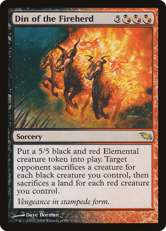 Din of the Fireherd (SHM-184) (Foil)