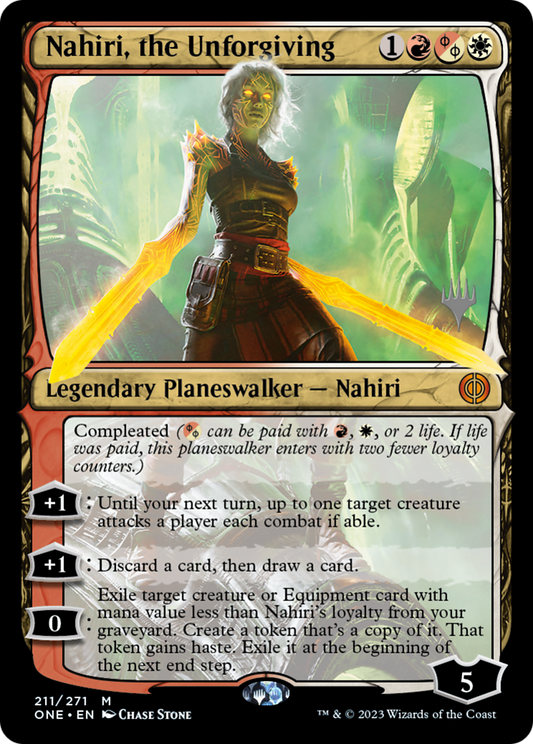 Nahiri, the Unforgiving (PPONE-211P) (Foil)