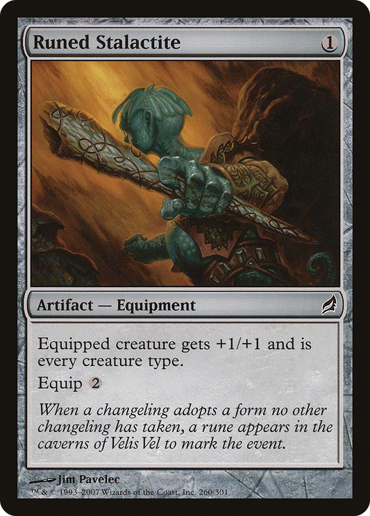 Runed Stalactite (LRW-260) (Foil)