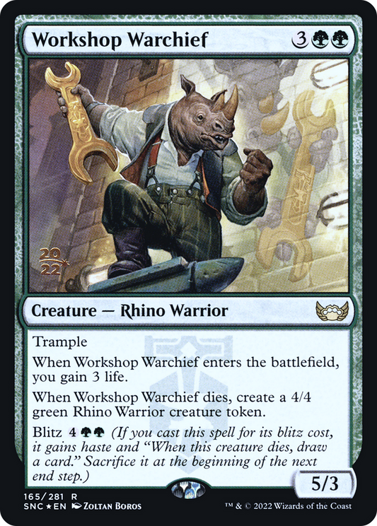 Workshop Warchief (PRE-165S) (Foil)