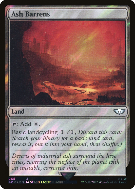 Ash Barrens (40K-265★) (Surge Foil)