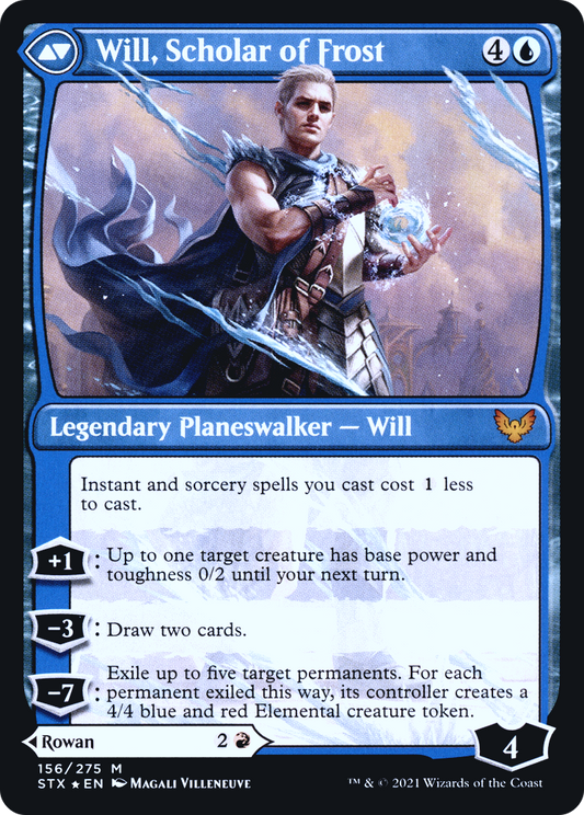 Rowan, Scholar of Sparks // Will, Scholar of Frost (PRE-156S) (Foil)
