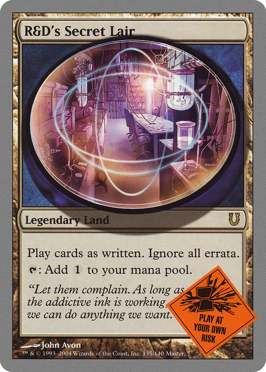 R&D's Secret Lair (UNH-135)