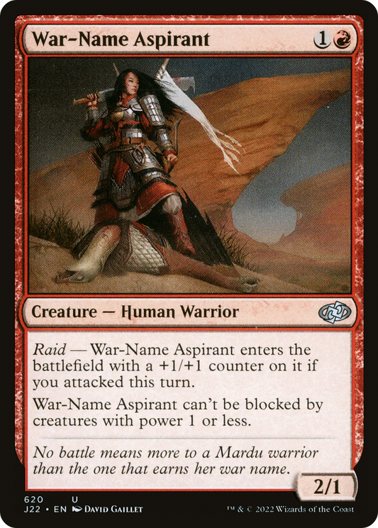 War-Name Aspirant (J22-620)