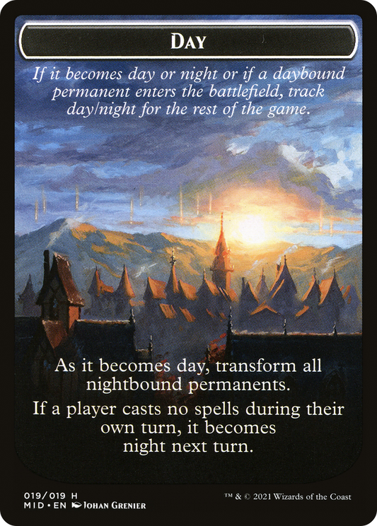 Day // Night Double-Sided Token (TMID-019)