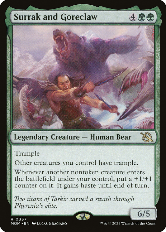 Surrak and Goreclaw (MOM-337) (Foil)