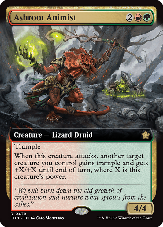 Ashroot Animist (FDN-478) (Extended Art)