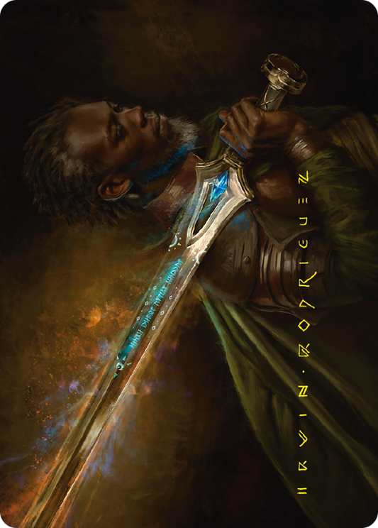 Andúril, Flame of the West Art Card (Gold-Stamped Signature) (ALTR-028)