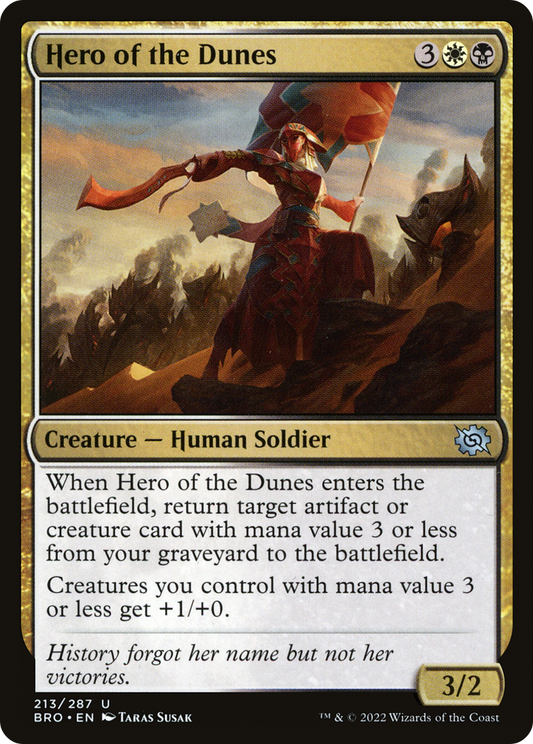Hero of the Dunes (BRO-213) (Foil)