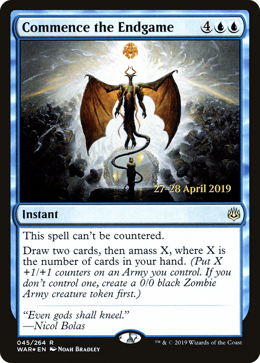 Commence the Endgame (PRE-45S) (Foil)