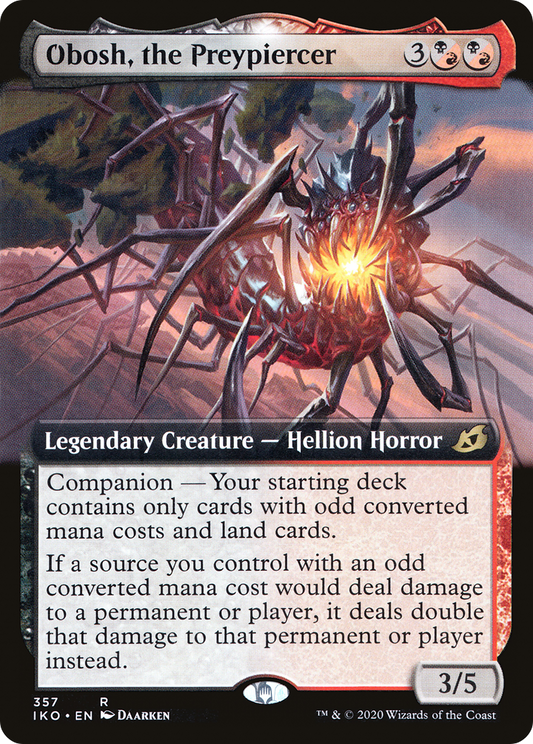 Obosh, the Preypiercer (IKO-357) (Extended Art)