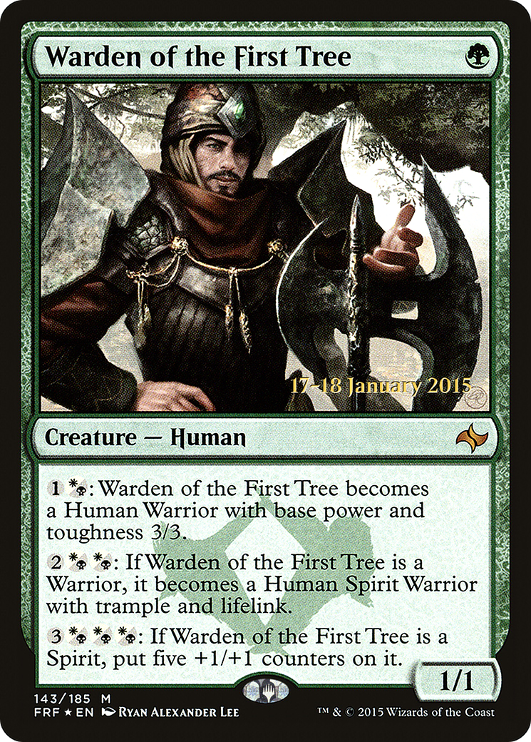 Warden of the First Tree (PRE-143S) (Foil)