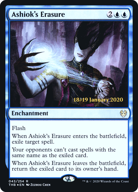 Ashiok's Erasure (PRE-43S) (Foil)