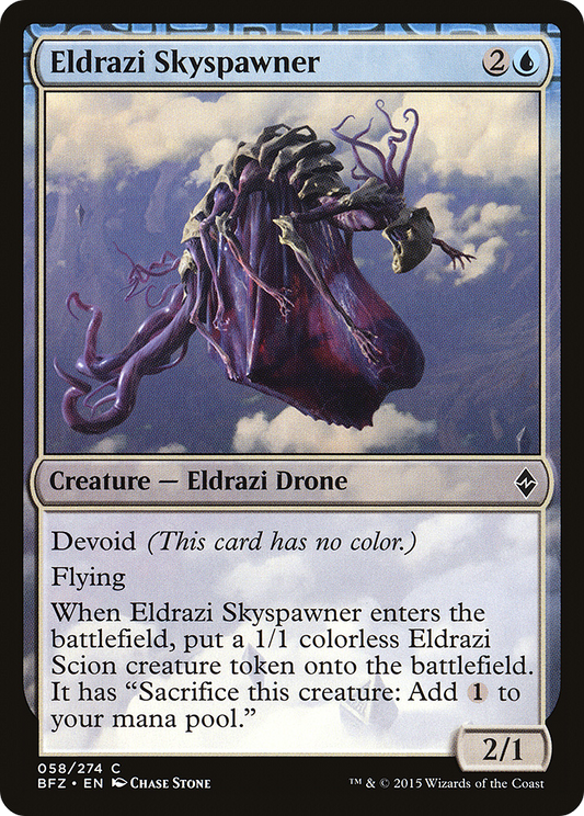 Eldrazi Skyspawner (BFZ-058) (Foil)