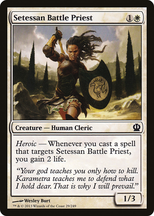 Setessan Battle Priest (THS-029) (Foil)
