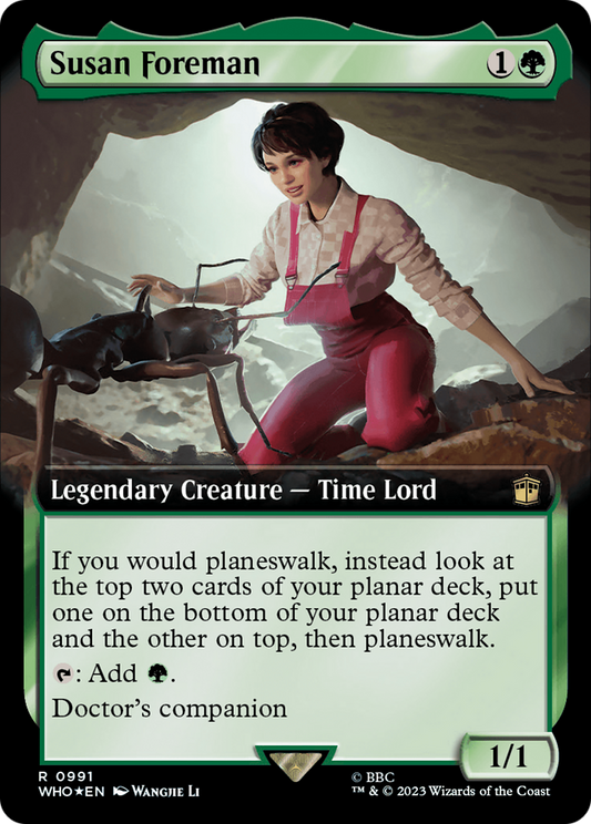 Susan Foreman (WHO-991) (Extended Art) (Surge Foil)