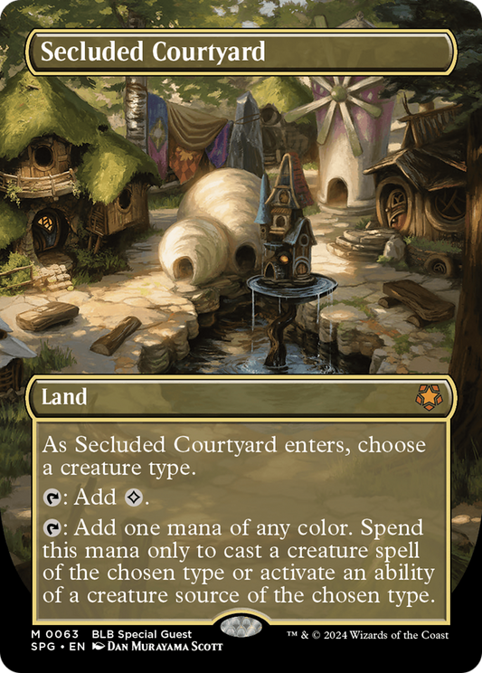 Secluded Courtyard (SPG-063) (Borderless)