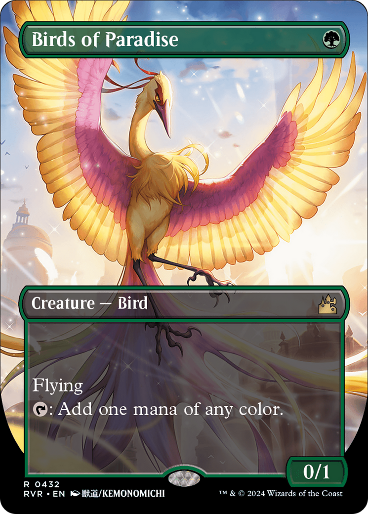 Birds of Paradise (RVR-432) (Borderless) (Foil)