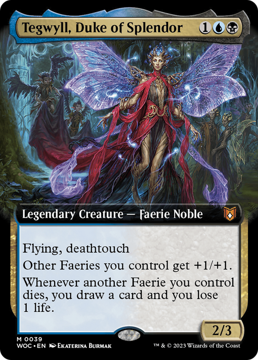 Tegwyll, Duke of Splendor (WOC-039) (Extended Art) (Foil)