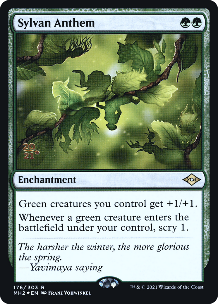Sylvan Anthem (PRE-176S) (Foil)